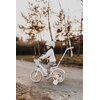 Rower dziecięcy SUN BABY Flower 14 cali dla dziewczynki Biało-beżowy Wyposażenie Drążek spacerowy