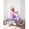 Rower dziecięcy SUN BABY Flower 14 cali dla dziewczynki Lawendowy Wyposażenie Kółka boczne