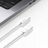 Kabel USB-C - USB-C TECH-PROTECT UltraBoost PD60W 3A 1 m Biały Gwarancja 6 miesięcy