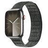 Pasek CRONG Melange do Apple Watch 4/5/6/7/8/9/SE/SE 2/SE 2022/Ultra/Ultra 2 (42/44/45/49mm) Czarny Materiał Nylon