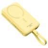 Powerbank BASEUS Magnetic Mini MagSafe 10000mAh 30W Żółty Typ ładowania Power Delivery