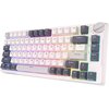 Klawiatura ROYAL KLUDGE RKH81 White Sky Cyan Switch Układ klawiszy Standardowy