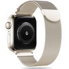 Pasek TECH-PROTECT MilaneseBand do Apple Watch 4/5/6/7/8/9/SE/Ultra (42/44/45/49mm) Jasnobeżowy