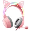 Słuchawki ONIKUMA X15 Pro Kocie Uszy Różowy Bezprzewodowe Nie