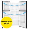 Lodówka MPM-216-CF-26 No Frost 142cm Ciemny inox Kolor / wykończenie boków Czarny