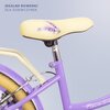 Rower dziecięcy SUN BABY Flower Bike 20 cali dla dziewczynki Lawendowy Wyposażenie Komplet odblasków
