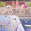 Rower dziecięcy SUN BABY Flower bike 20 cali dla dziewczynki Lawendowy Wyposażenie Podnóżek