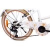 Rower dziecięcy SUN BABY Flower bike 20 cali dla dziewczynki Biało-beżowy Kolory dostępne w ofercie producenta Biało-beżowy