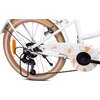 Rower dziecięcy SUN BABY Flower Bike 20 cali dla dziewczynki Biało-beżowy Kolory dostępne w ofercie producenta Biało-beżowy