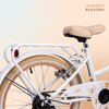 Rower dziecięcy SUN BABY Flower bike 20 cali dla dziewczynki Biało-beżowy Kolekcja 2024