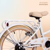Rower dziecięcy SUN BABY Flower Bike 20 cali dla dziewczynki Biało-beżowy Gwarancja na ramę 24 miesiące