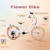 Rower dziecięcy SUN BABY Flower bike 20 cali dla dziewczynki Biało-beżowy Kolory dostępne w ofercie producenta Lawendowy