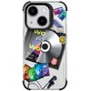 Etui LAUT Pop Retro Music do Apple iPhone 14 Plus/15 Plus Wielokolorowy Model telefonu iPhone 14 Plus