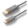 Kabel USB - USB Typ C SCUF 3.6 m Szary Rodzaj Kabel