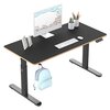 Biurko ULTRADESK Pulsar Kids Czarny Zakres regulacji wysokości [cm] 55 - 81