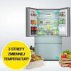 Lodówka HISENSE RF749N4SGIE MD Side by Side No Frost 178.5cm Srebrna Wi-Fi ConnectLife My Fresh Choice Metal Cooling Bezszronowa (No Frost) Pełny No Frost