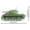 Klocki plastikowe COBI Historical Collection World War II M4A3 Sherman COBI-2570 Wiek 9+