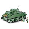 Klocki plastikowe COBI Historical Collection World War II M4A3 Sherman COBI-2570 Liczba elementów [szt] 852