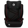 Fotelik samochodowy LIONELO Hugo I-Size 100-150 cm (15-36 kg) Czarno-czerwony