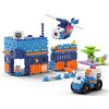 Klocki elastyczne MARIOINEX Mini Waffle Posterunek policji 905852 Materiał Plastik