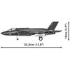 Klocki plastikowe COBI Armed Forces F-35B Lightning II USA COBI-5829 Załączona dokumentacja Instrukcja obsługi w języku polskim