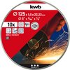 Tarcza do cięcia KWB 49712022 125 mm (10 szt.)