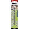 Opakowanie wiertła do metalu z widocznym logo "kwb GERMANY GMBH" oraz numerem "258700" na czerwonym tle. Na opakowaniu znajdują się informacje: "Ø 10,0 MM", "HSS M2", "HI-NOX 3x stronger than COBALT", "HIGH SPEED", "LONG LIFE", "ENERGY SAVING 10%", oraz p