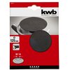 Opakowanie dysku polerskiego z widocznym logo "kwb GERMANY GMBH" oraz numerem produktu "488014". Na opakowaniu znajdują się informacje: "Ø 125 MM", "QUICK-STICK", "M 14" oraz "PROFESSIONAL" z grafiką przedstawiającą dysk polerski.