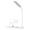 Ładowarka indukcyjna USAMS US-CD195 z lampą 4w1 15W Biały