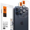 Szkło hartowane na obiektyw SPIGEN Optik.Tr Ez Fit do Apple iPhone 14 Pro/Pro Max/15 Pro/15 Pro Max Niebieski (2 szt.)