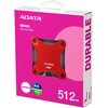 Dysk ADATA SD620 512GB SSD Czerwony Interfejs USB 3.2 Gen. 2 / USB 3.1 Gen. 2 (USB 3.1)