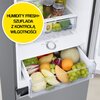 Lodówka SAMSUNG RB38C635ES9 EF AI No Frost 203cm Szczotkowana stal nierdzewna Podajnik wody Położenie zamrażarki Na dole