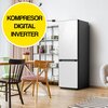 Lodówka SAMSUNG BESPOKE AI RB38C6B2E22 EF No Frost 203cm Czarna Kolor / wykończenie boków Szary