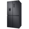 Lodówka SAMSUNG RF48A401EB4 EO Side by Side No Frost 179.3cm Grafitowa stal Podajnik wody Funkcje Dystrybutor wody, Szybkie chłodzenie, Szybkie zamrażanie