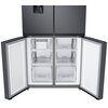 Lodówka SAMSUNG RF48A401EB4 EO Side by Side No Frost 179.3cm Grafitowa stal Podajnik wody Czas utrzymania temperatury w przypadku braku zasilania [h] 4