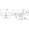 Bateria wannowa natynkowa KFA ARMATURA Moza 5034-020-81 Czarny Typ 2-otworowa