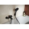 Bateria wannowa natynkowa KFA ARMATURA Otava 5554-010-81 Czarny mat Typ Ścienna