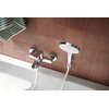 Bateria wannowa natynkowa KFA ARMATURA Otava 5554-010-00 Chrom Typ Ścienna