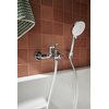 Bateria wannowa natynkowa KFA ARMATURA Otava 5554-010-00 Chrom Funkcje dodatkowe Regulator ceramiczny Ø35