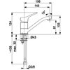 Bateria umywalkowa KFA ARMATURA Morris 5242-915-00 Chrom Rodzaj baterii Jednodźwigniowa