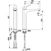 Bateria umywalkowa KFA ARMATURA Morris 5242-712-00 Chrom Rodzaj baterii Jednodźwigniowa