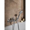 Bateria wannowa natynkowa KFA ARMATURA Morris 5244-510-00 Chrom Funkcje dodatkowe Napowietrzanie strumienia wody