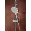 Zestaw prysznicowy natynkowy KFA ARMATURA Otava 5556-910-00 z deszczownicą Chrom Funkcje dodatkowe Regulator ceramiczny Ø35
