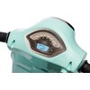 Motorek elektryczny SUN BABY Scooter Vespa z oparciem Turkusowy Wymiary [cm] 38 x 52 x 68