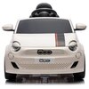 Samochód dla dziecka SUN BABY Fiat 500 Kremowy Hamulec Automatyczny