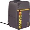 Plecak na laptopa CANYON CSZ-02 15.6 cali Brązowo-szary Funkcje dodatkowe Kieszeń na dokumenty