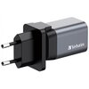 Ładowarka sieciowa VERBATIM GNC-35 GaN 35W + Adapter EU/UK/US Szary Szerokość [mm] 49