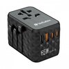 Adapter podróżny VERBATIM UTA-05 2 x USB 2 x USB-C (Globalny) Napięcie [V] 100 - 250