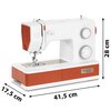 Maszyna do szycia BERNETTE 05 Crafter Heavy Duty Prędkość szycia [obr/min] 1100