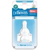 Smoczek DR BROWNS Standard Przezroczysty 0-3 m (2 sztuki) Rodzaj Do butelki